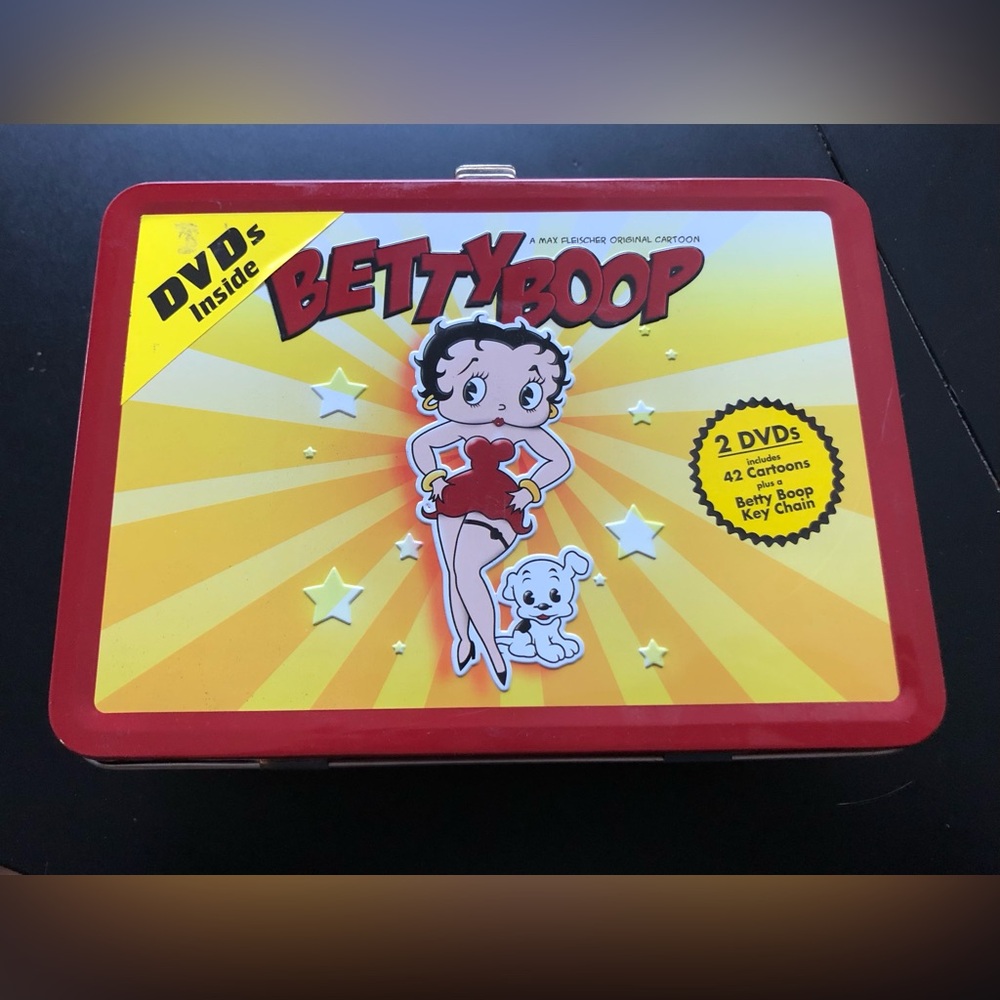 Betty Boop collectible lunchbox and DVD set